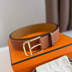 Hermes Romain 35MM Cintura Clemence Marrone