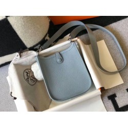 Hermes Evelyne III TPM Mini Bag Blu Clemence