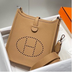Hermes Evelyne III TPM Mini Bag Marrone Clemence