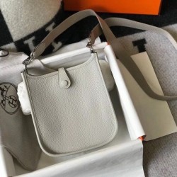 Hermes Evelyne III TPM Mini Bag Grigio Clemence Hermes Evelyne III TPM Mini Bag Grigio Clemence