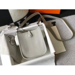 Hermes Evelyne III TPM Mini Bag Grigio Clemence
