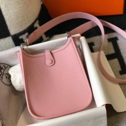 Hermes Evelyne III TPM Mini Bag Rosa Clemence