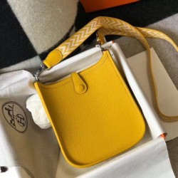 Hermes Evelyne III TPM Mini Bag Arancione Clemence