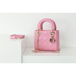 Dior Mini Borsa Lady Dior Cannage Rosa Dior Mini Borsa Lady Dior Cannage Rosa