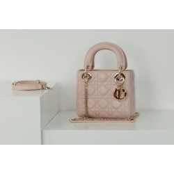 Dior Mini Borsa Lady Dior Cannage Beige