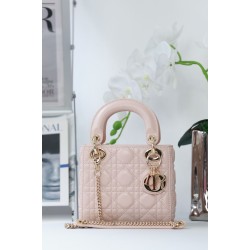 Dior Mini Borsa Lady Dior Cannage Beige