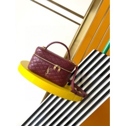 Borsa mini Vanity Gaby YSL Saint Laurent Bordeaux