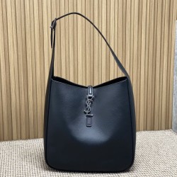 Borsa grande YSL Saint Laurent le 5 à 7 Supple nera