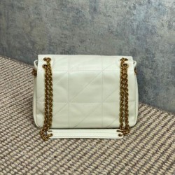 YSL Saint Laurent Jamie 4.3 Borsa piccola Pelle di agnello bianca