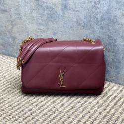 YSL Saint Laurent Jamie 4.3 Borsa piccola Pelle di agnello rossa