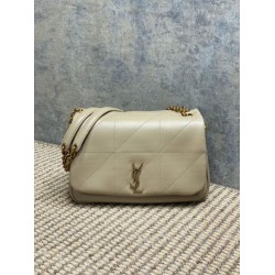 YSL Saint Laurent Jamie 4.3 Borsa piccola Pelle di agnello grigia