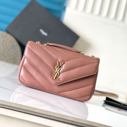 Borsa piccola LouLou YSL Saint Laurent Hortensia Matelasse