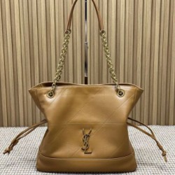 Borsa shopping Pochon grande YSL Saint Laurent Jamie 4.3 Muschio