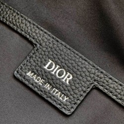 Borsa hobo morbida Dior Rider piccola da uomo replica Dior Dior Oblique Jacquard nera Imitazione