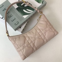Mini borsa Dior Miss Caro Cigale Macrocannage albicocca Mini borsa Dior Miss Caro Cigale Macrocannage albicocca