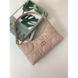 Mini borsa Dior Miss Caro Cigale Macrocannage albicocca