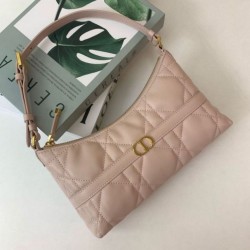 Mini borsa Dior Miss Caro Cigale Macrocannage albicocca