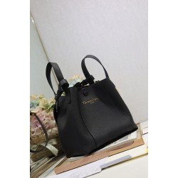Replica Borsa a secchiello Dior Signature piccola/media nera Replica Borsa a secchiello Dior Signature piccola/media nera