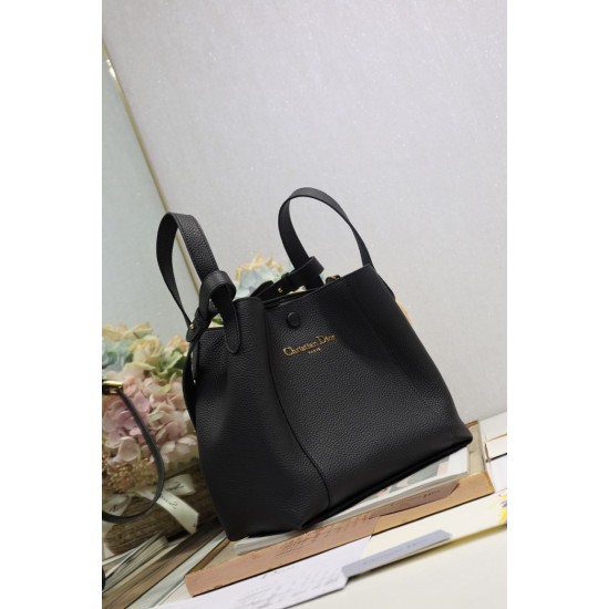 Replica Borsa a secchiello Dior Signature piccola/media nera Imitazioni Falso Replica Borsa a secchiello Dior Signature piccola/media nera Imitazioni Falso