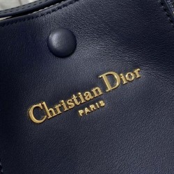 Borsa a secchiello Dior Signature piccola/media replica Dior Oblique Jacquard blu Borsa a secchiello Dior Signature piccola/media replica Dior Oblique Jacquard blu