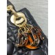 Replica Mini Borsa Dior Lady Dior con O-link Nero Cannage Imitazioni Falso Replica Mini Borsa Dior Lady Dior con O-link Nero Cannage Imitazioni Falso