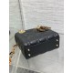 Replica Mini Borsa Dior Lady Dior con O-link Nero Cannage Imitazioni Falso Replica Mini Borsa Dior Lady Dior con O-link Nero Cannage Imitazioni Falso