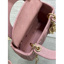 Mini Borsa Dior Lady Dior Replica Dior con O-link Rosa Cannage Mini Borsa Dior Lady Dior Replica Dior con O-link Rosa Cannage