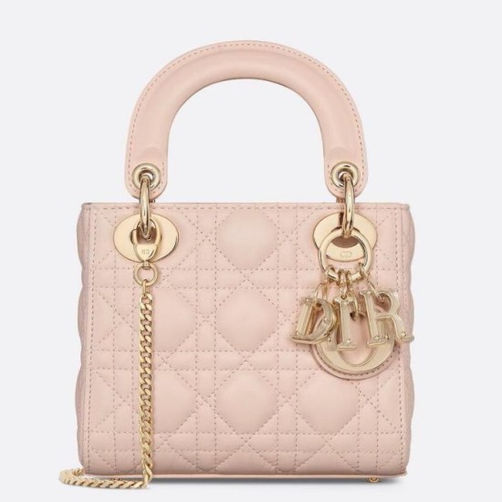 Replica Borsa Dior Lady Dior Mini con Catena e Charms in Resina Rosa Imitazioni Falso Replica Borsa Dior Lady Dior Mini con Catena e Charms in Resina Rosa Imitazioni Falso