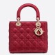 Replica Borsa Dior Classic Lady media rossa Imitazioni Falso