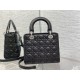 Replica Borsa Dior Lady Dior Media in Pelle di Vitello Granata Nera Imitazioni Falso Replica Borsa Dior Lady Dior Media in Pelle di Vitello Granata Nera Imitazioni Falso