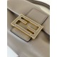 Replica Borsa Fendi Mamma Baguette Piccola Grigia Imitazioni Falso