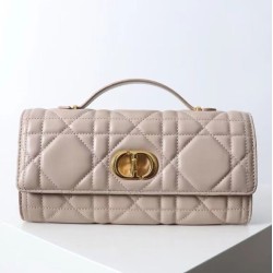 Pochette Dior Miss Caro Replica Albicocca