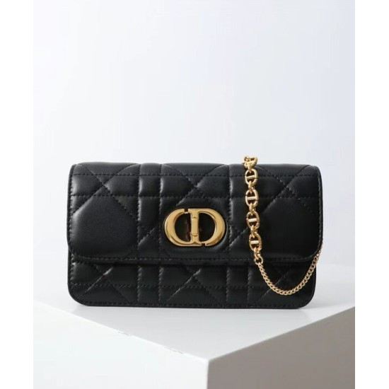 Borsa Dior Miss Caro Replica con Catena Nera Imitazione Borsa Dior Miss Caro Replica con Catena Nera Imitazione