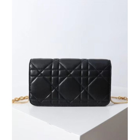 Borsa Dior Miss Caro Replica con Catena Nera Imitazione Borsa Dior Miss Caro Replica con Catena Nera Imitazione