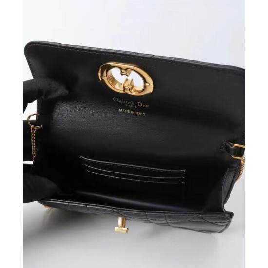 Borsa Dior Miss Caro Replica con Catena Nera Imitazione Borsa Dior Miss Caro Replica con Catena Nera Imitazione