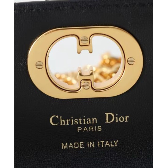 Borsa Dior Miss Caro Replica con Catena Nera Imitazione Borsa Dior Miss Caro Replica con Catena Nera Imitazione
