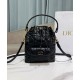 Replica Borsa a secchiello Dior Caro piccola Dior M3372 Nero Imitazioni Falso Replica Borsa a secchiello Dior Caro piccola Dior M3372 Nero Imitazioni Falso