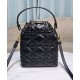 Replica Borsa a secchiello Dior Caro piccola Dior M3372 Nero Imitazioni Falso Replica Borsa a secchiello Dior Caro piccola Dior M3372 Nero Imitazioni Falso