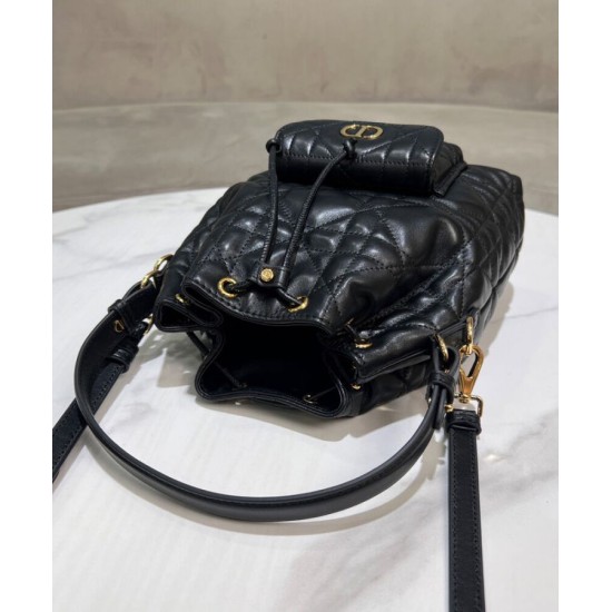 Replica Borsa a secchiello Dior Caro piccola Dior M3372 Nero Imitazioni Falso Replica Borsa a secchiello Dior Caro piccola Dior M3372 Nero Imitazioni Falso
