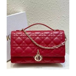 Replica Borsa Dior My Dior con Maniglia Rossa Imitazioni