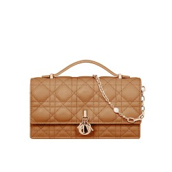 Borsa Dior My Dior con Maniglia 21 cm Caffè
