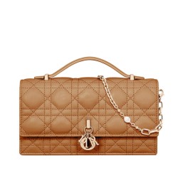 Borsa Dior My Dior con Maniglia 21 cm Caffè