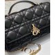 Replica Borsa Dior My Dior con Maniglia 21 cm Nera Imitazioni Falso Replica Borsa Dior My Dior con Maniglia 21 cm Nera Imitazioni Falso