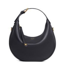 Borsa Hobo Celine Teen Celine Lulu replica Celine in pelle di vitello granata 120723 Nero/Crema