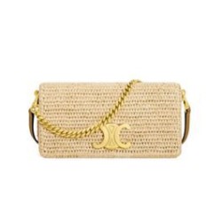 Borsa Celine Multipochette Rafia replica Celine 10M432 Caffè