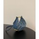 Mini-borsa hobo Fendi FF Jacquard effetto denim replica Fendigraphy 8BS081 Blu Mini-borsa hobo Fendi FF Jacquard effetto denim replica Fendigraphy 8BS081 Blu