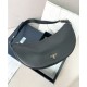 Replica Borsa a tracolla Prada Demi-lune Grande 1BC255 Nero/Bianco/Caffè Imitazione Replica Borsa a tracolla Prada Demi-lune Grande 1BC255 Nero/Bianco/Caffè Imitazione