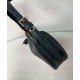 Replica Borsa a tracolla Prada Demi-lune Grande 1BC255 Nero/Bianco/Caffè Imitazione Replica Borsa a tracolla Prada Demi-lune Grande 1BC255 Nero/Bianco/Caffè Imitazione