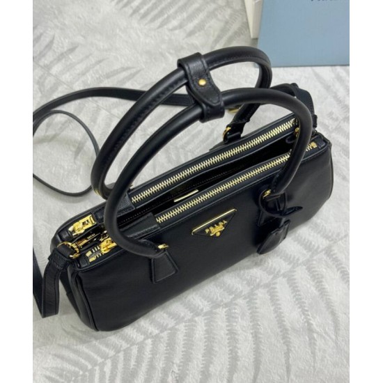 Replica Borsa Galleria media Prada 1BA457 Nero Imitazioni Falso