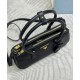 Replica Borsa Galleria media Prada 1BA457 Nero Imitazioni Falso